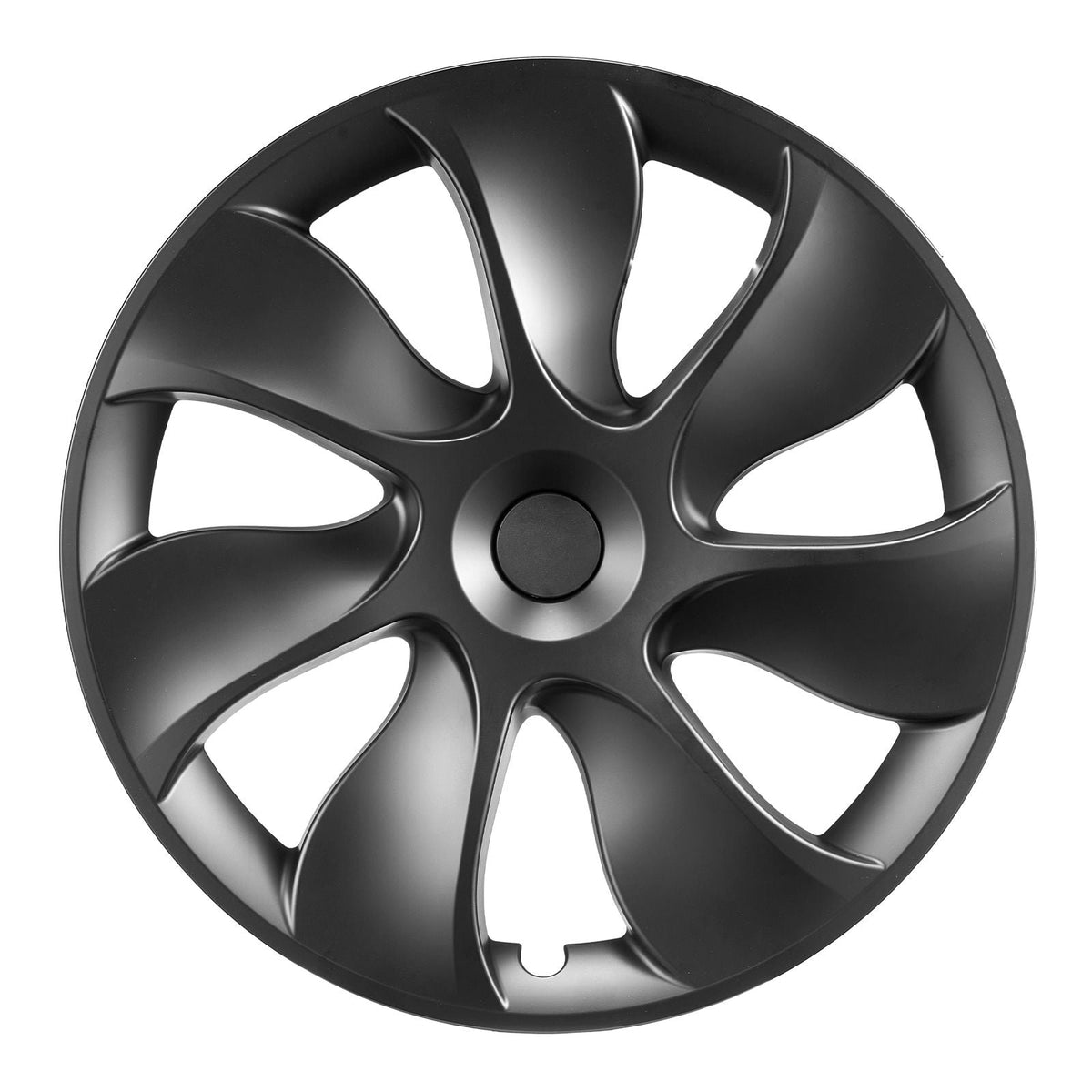 Wheel Rim Cover Hubcaps, 19 in, 2021-2023 Model Y Fully Fit Hubcap with Snap, Guard Tape & Valve Nozzle Hole, ABS & PC Hubcap with High Rigidity & Less Wind Drag, Fits for All Weather Use