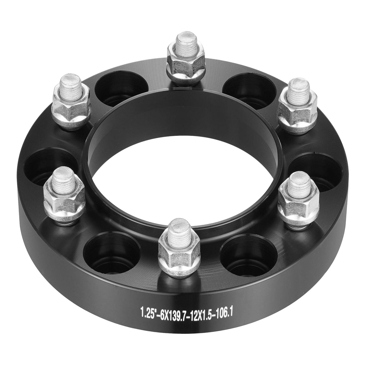 Wheel Spacers, 1.25" 6"x5" Wheel Adapters, 6 Lug Forged Spacer, 106.1 mm Bore Hubcentric M12 x1.5 Studs Spacers, Fit for 1979-2023 Toyota and Lexus, 4 PCS Blue