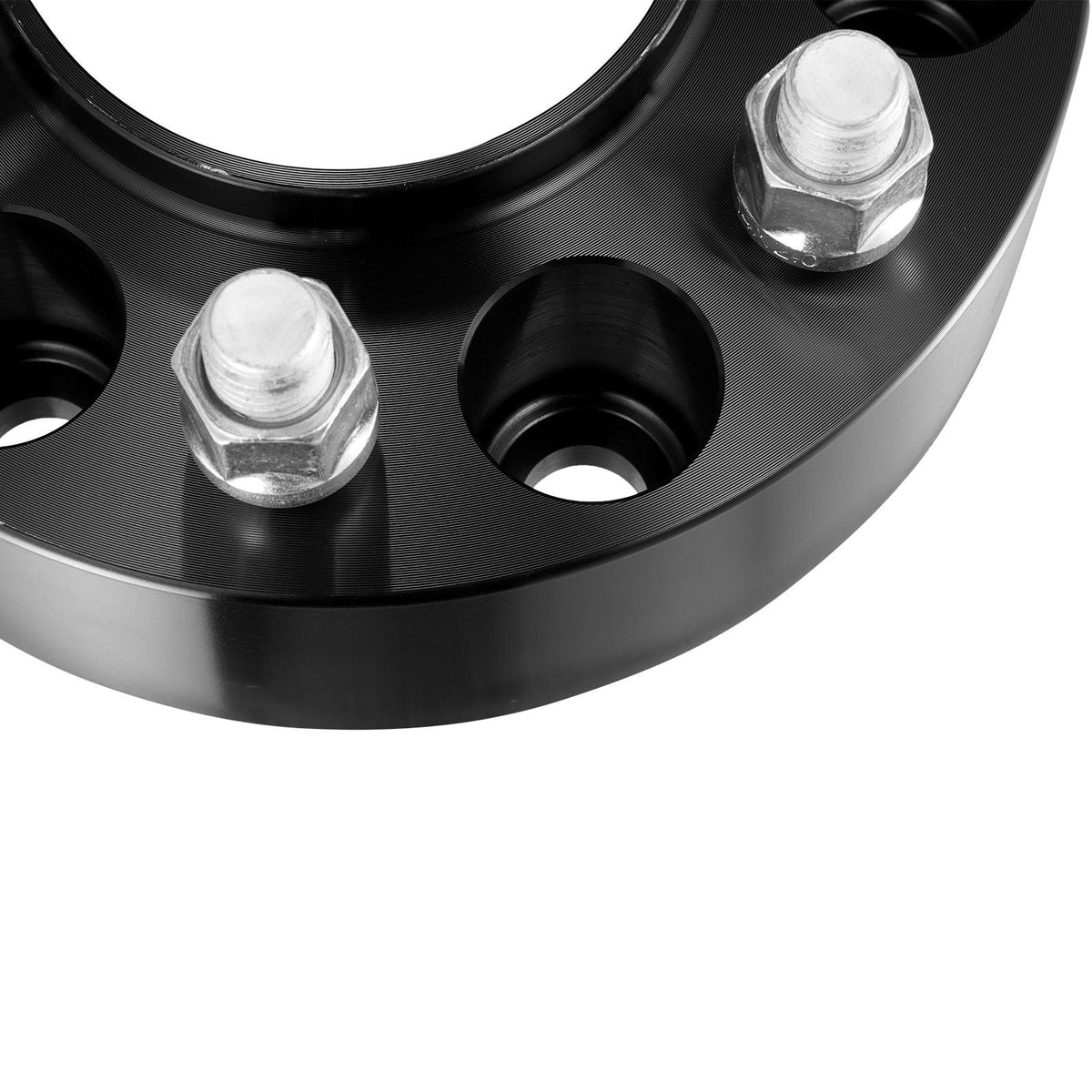 Wheel Spacers, 2" 6"x5.3" Wheel Adapters, 6 Lug Forged Spacer, 87.1 mm Bore Hubcentric M14 x2 Studs Spacers, Fit for Ford Expedition, F150, Lincoln Navigator, 4 PCS Black