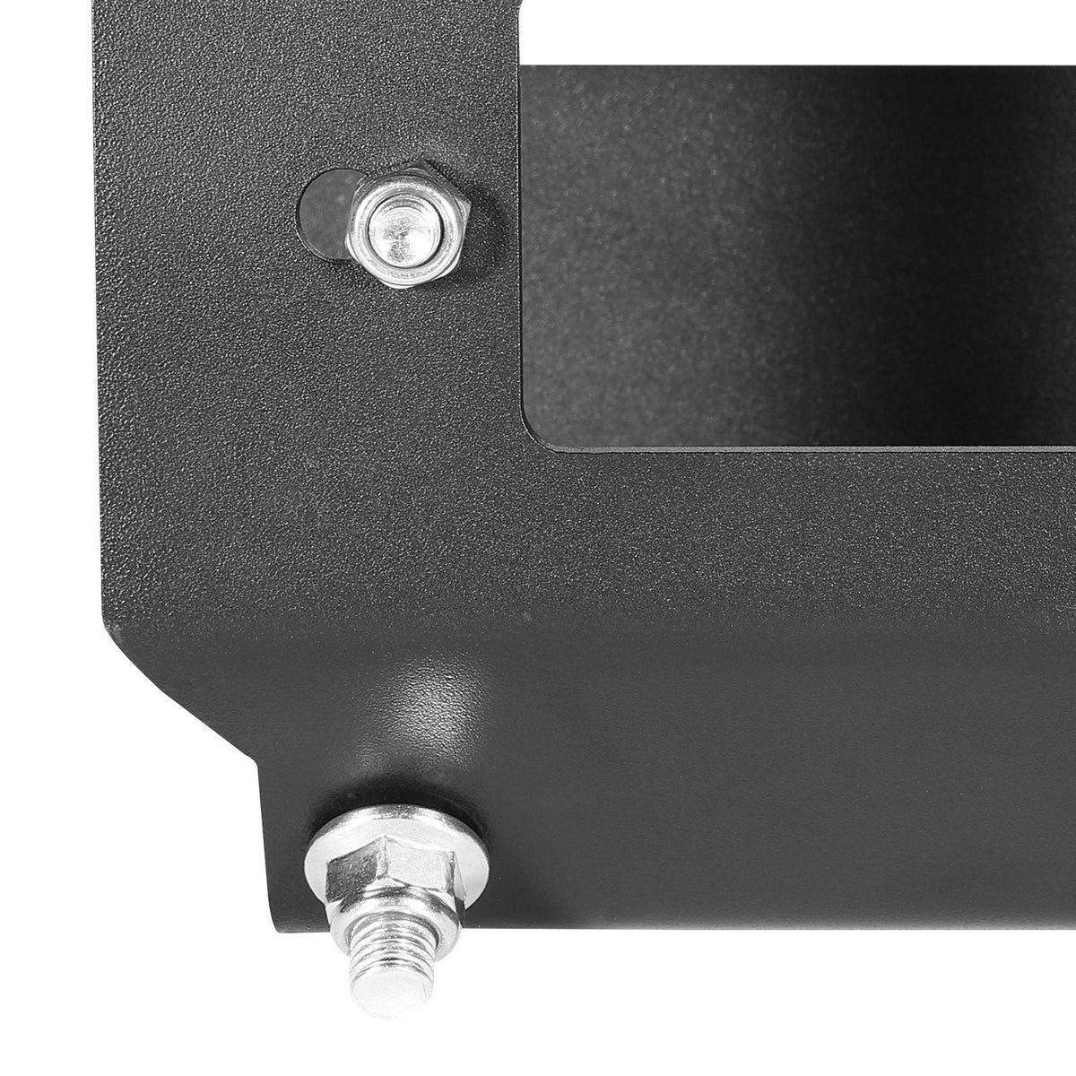Winch Mount, Winch Capacity of 2000-3600 lbs, Trailer Hitch Winch Mount for Select Polaris Sportsman Models (2009 and Newer), 2 Mounting Hole Design, Powder Coated Steel, Fit for Desert Rescue