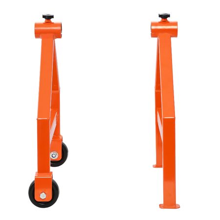 Wire Spool Rack, 220 lbs Load Capacity, Portable Cable Caddy, Moveable Wire Rack with Wheels, Spool Holder, Up to 29.9 in Diameter, for Electrical Industrial and Retail Use, Working Efficiency