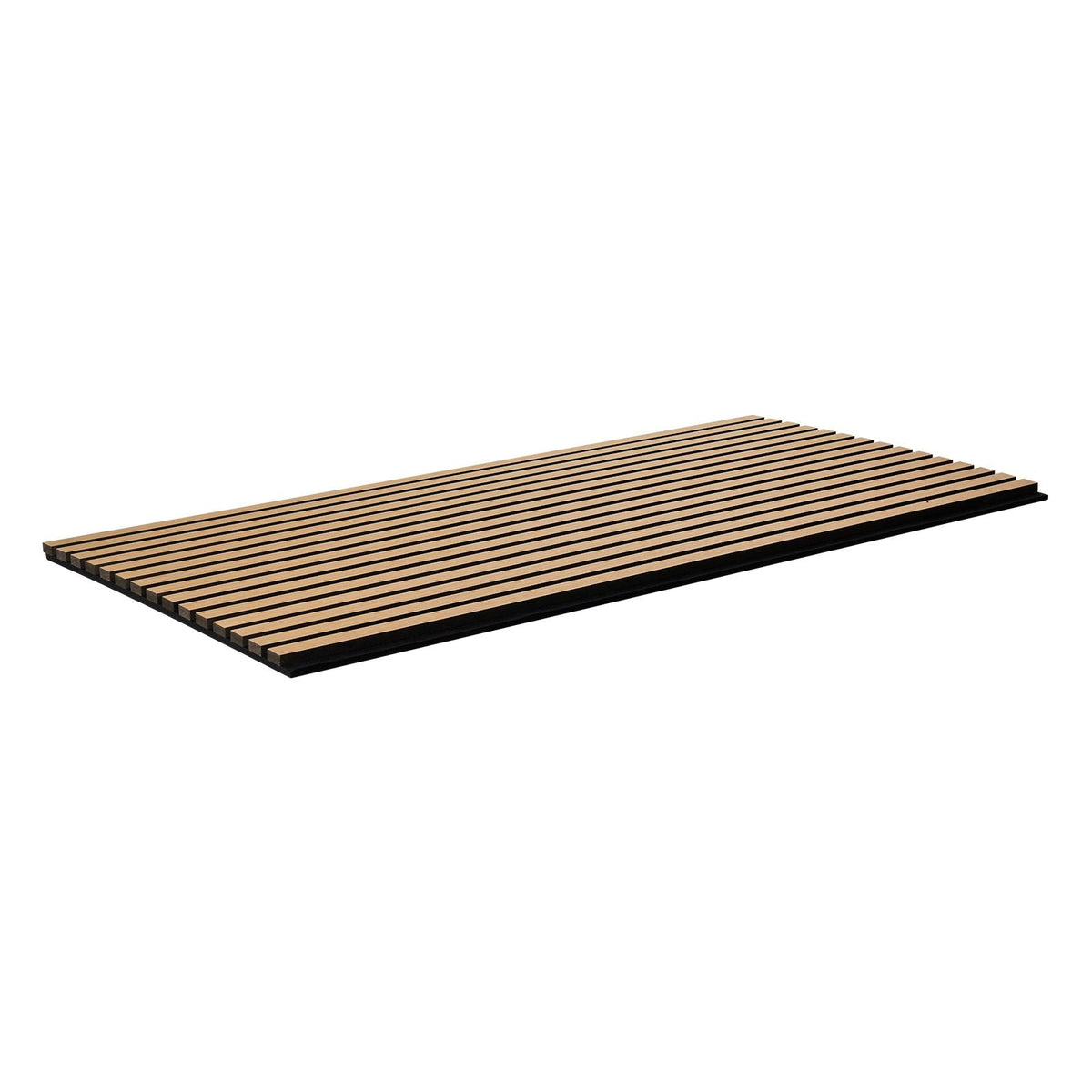 Wood Slat Acoustic Panels, 23.6 x 47.2 inch, MDF Accent Wooden Wall Panels for Modern Interior Wall Decor, Faux Wood Wall Board Panels for Noise Reduction, Light Oak