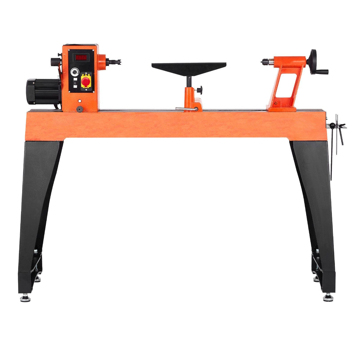 Woodworking Lathe, 2 HP, Wood Lathe Machine with 0 to 3200 RPM Variable Speed, 18 x 40 in Workbench, Brushless DC Motor, Cast Iron Body, Tool Rest, for Medium to Large Projects Woodworking