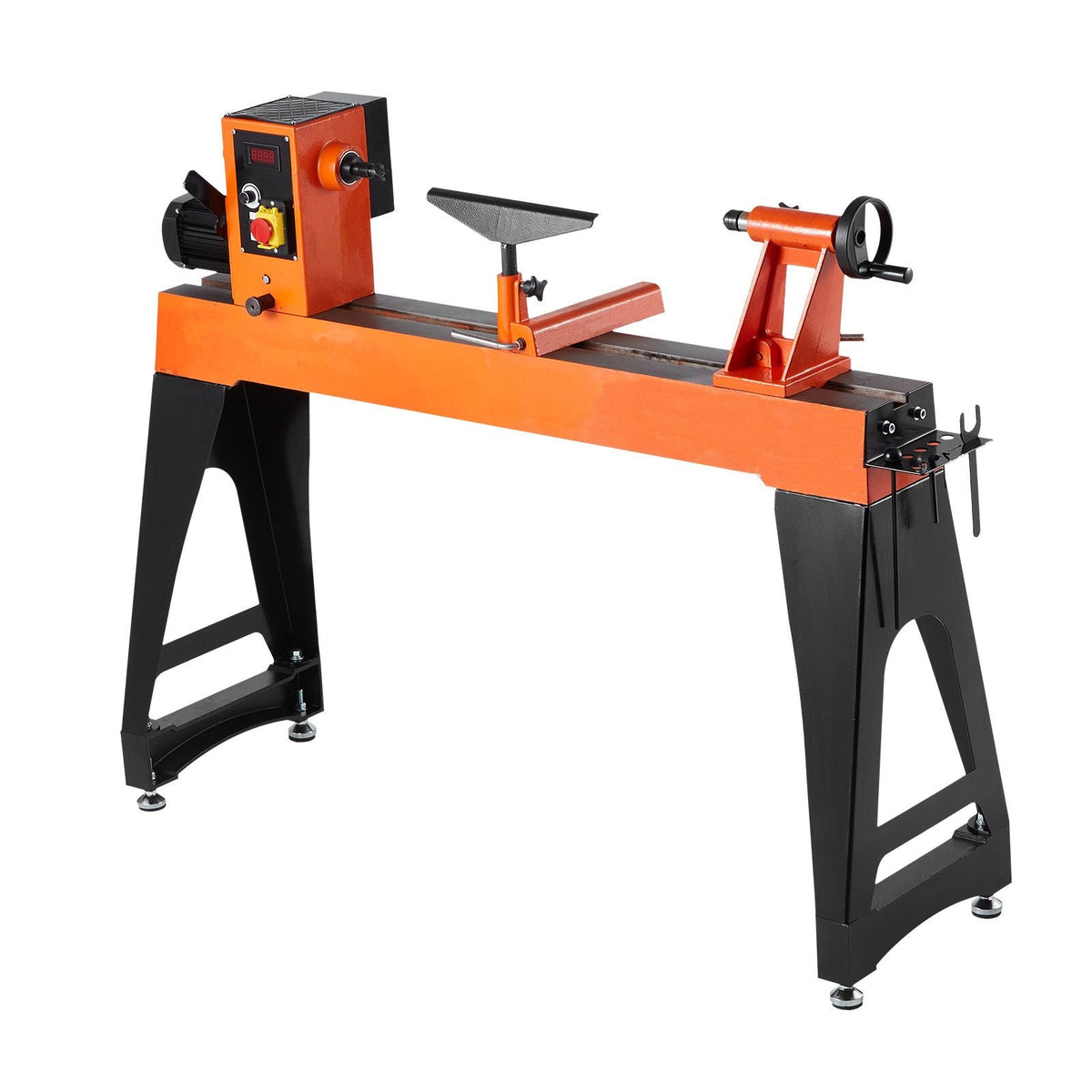 Woodworking Lathe, 2 HP, Wood Lathe Machine with 0 to 3200 RPM Variable Speed, 18 x 40 in Workbench, Brushless DC Motor, Cast Iron Body, Tool Rest, for Medium to Large Projects Woodworking