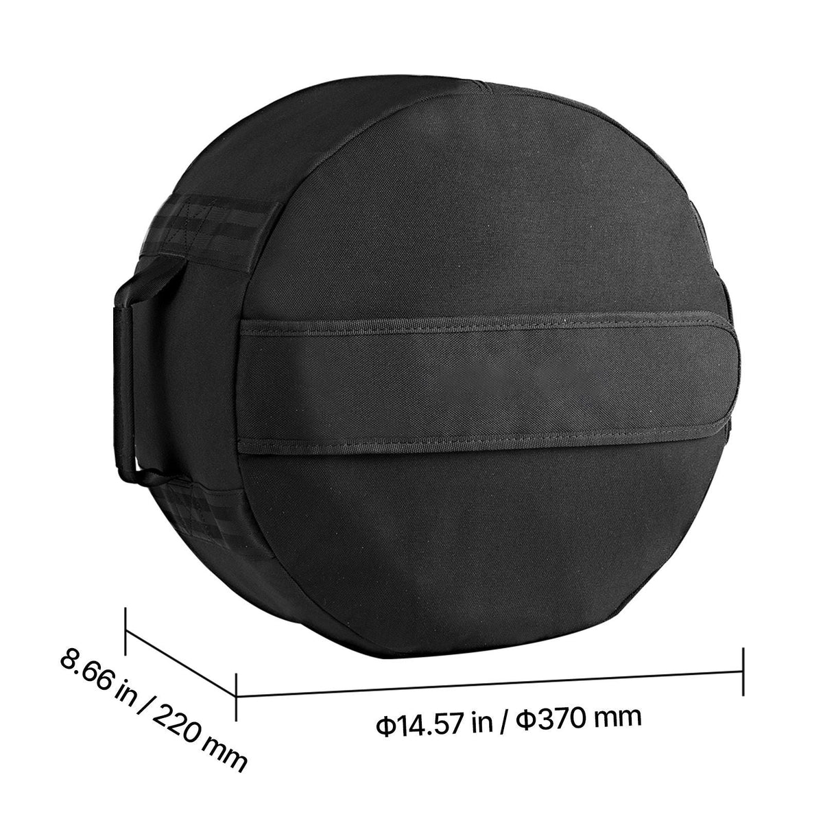 Workout Sandbag, Heavy Duty Workout Power Bags with Handles, 100 lbs/45 kg Slam Bag for Fitness Strength Weight Training Cross-Training, Home Gym Exercise, Black (Unfilled)