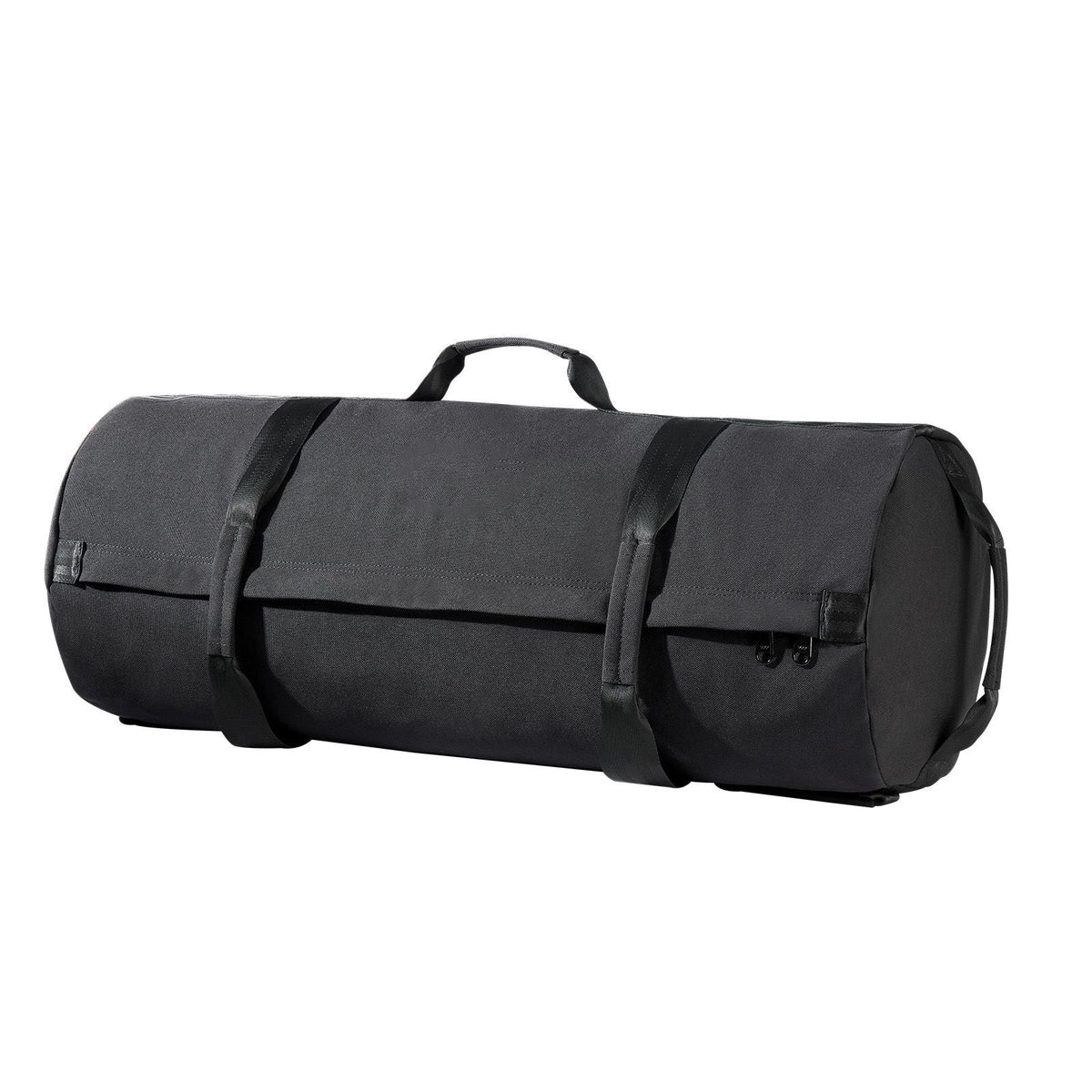Workout Sandbag, Heavy Duty Workout Power Bags with Handles, 50-125 lbs Adjustable Slam Bag for Fitness Strength Weight Training Cross-Training, Home Gym Exercise, Black (Unfilled)