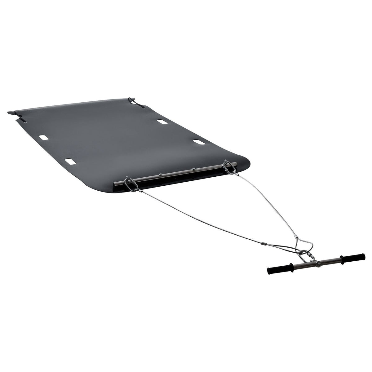Yard Drag Sled, 90 x 46 in, 1500lbs Heavy Duty Utility Sled, HDPE Drag Glider with Ropes & Pull Cables, Hand & Vehicle Use Game Hauler for Firewood Ice Fishing, Compatible with ATVs UTVs