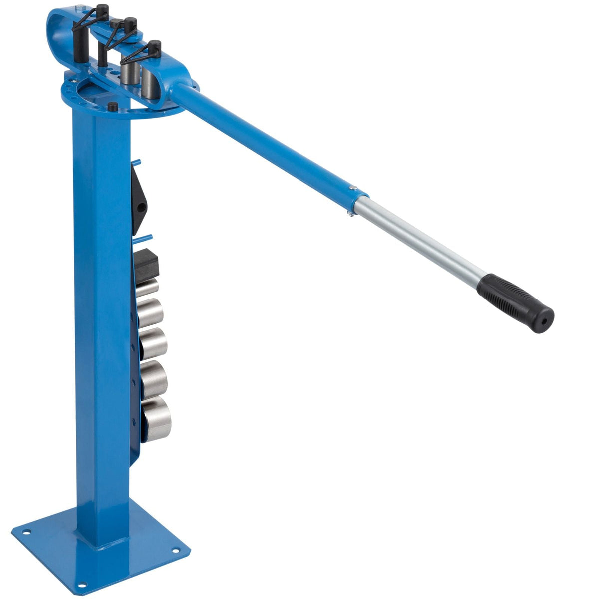 YP-38 Metal Bender 1"-3" Flat Bar Square Rod Bending 7 Dies w/ Floor Stand